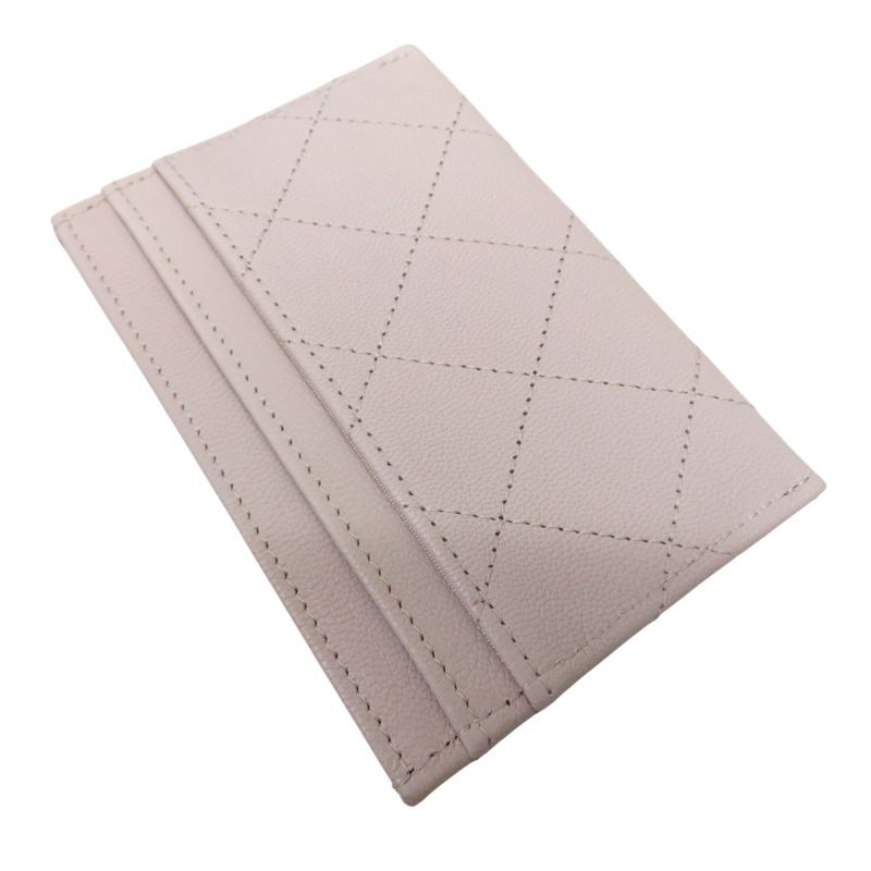 紫色 菱格紋牛皮 卡夾 名片夾【CHANEL 香奈兒】 AP4916-3