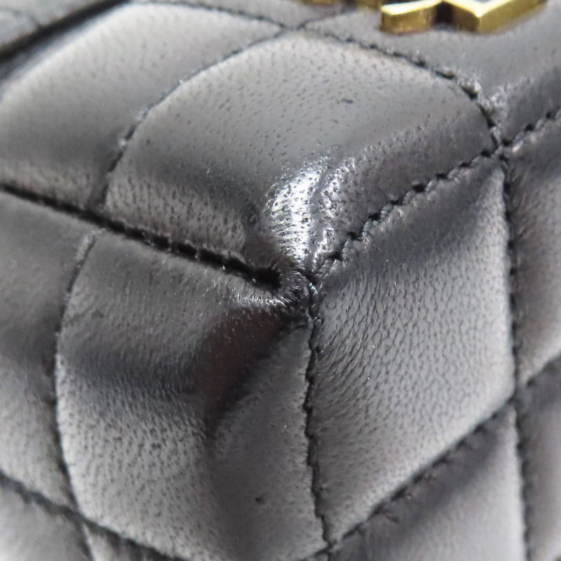 黑色 羊皮 方盒 手提包【SAINT LAURENT 聖羅蘭】 773592AABVP1000-10