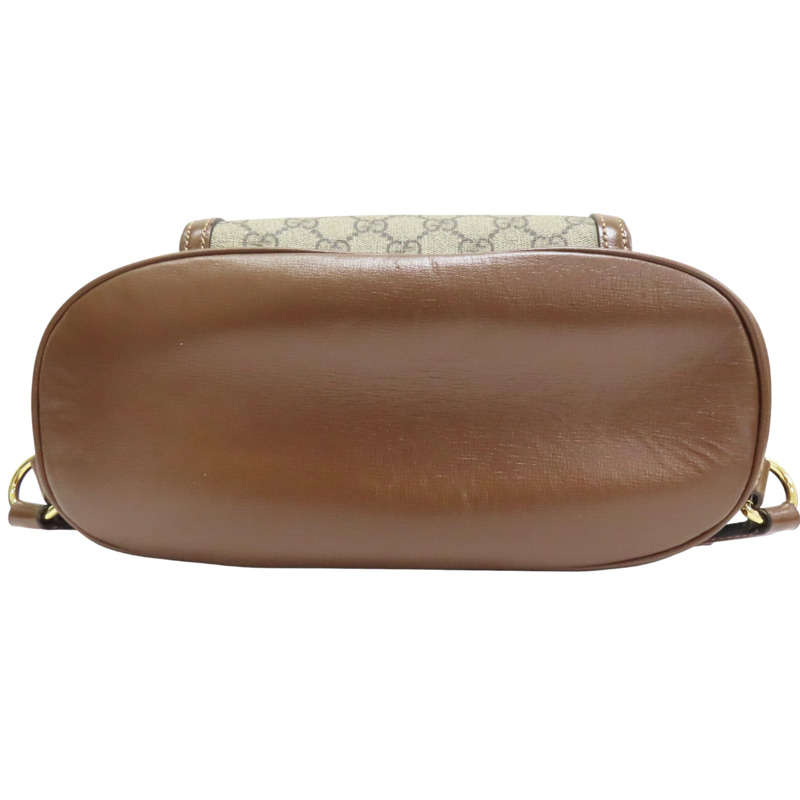 烏木色 GG Supreme PVC塗層帆布 後背包【GUCCI 古馳】 674147-3