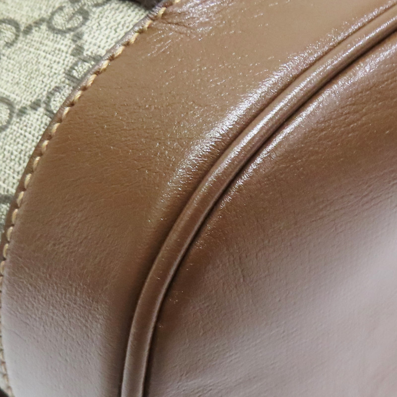 烏木色 GG Supreme PVC塗層帆布 後背包【GUCCI 古馳】 674147-10