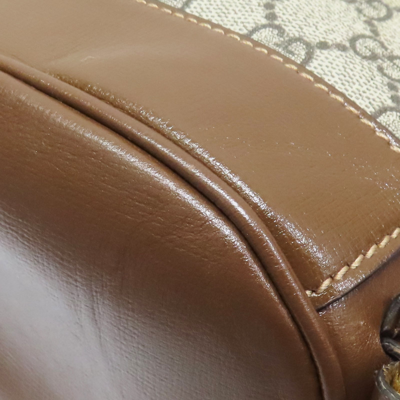 烏木色 GG Supreme PVC塗層帆布 後背包【GUCCI 古馳】 674147-13