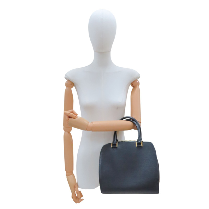 黑色 水波紋牛皮 Pont Neuf 手提包【LOUIS VUITTON LV 路易威登】 M52052-10