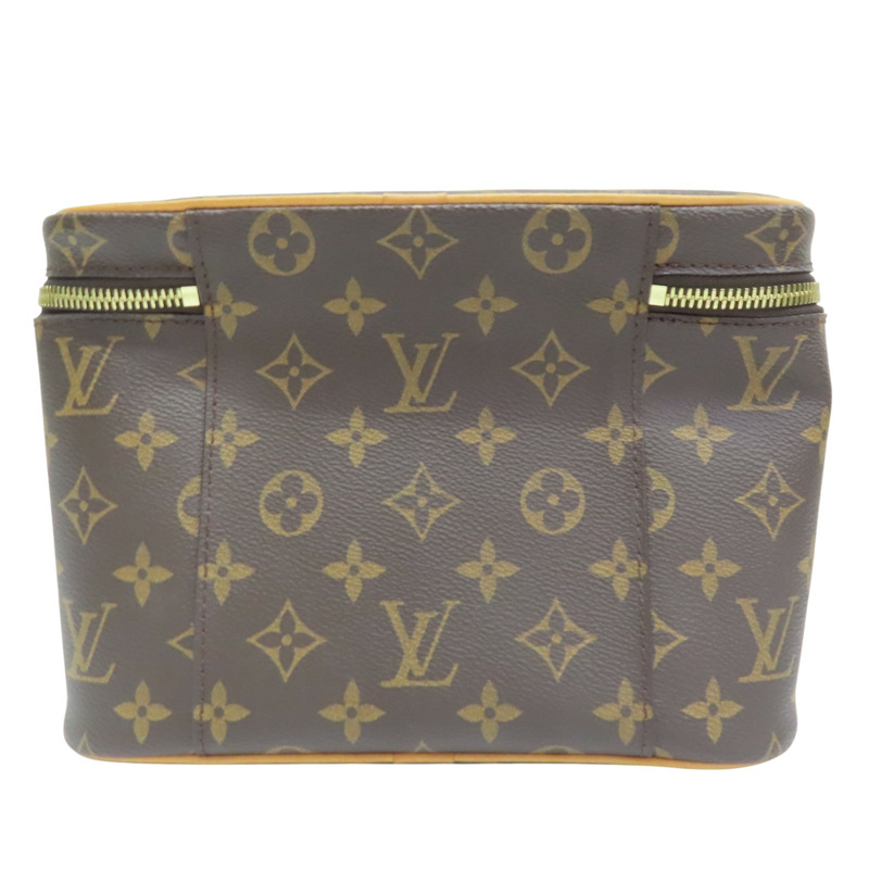棕色 原花 PVC塗層帆布 NICE BB 手提化妝箱【LOUIS VUITTON LV 路易威登】 M42265-1