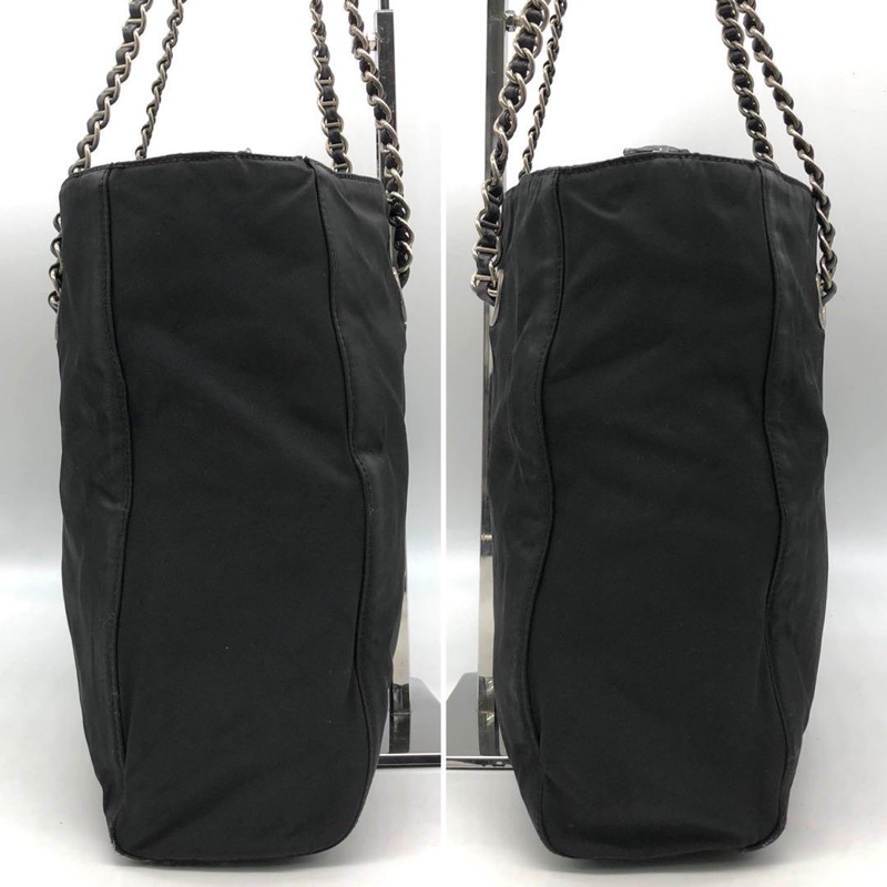 🌷Prada 單肩包銀色鏈條 ｜經典花紋✦fufu style 精品✦ 氣質款｜-5