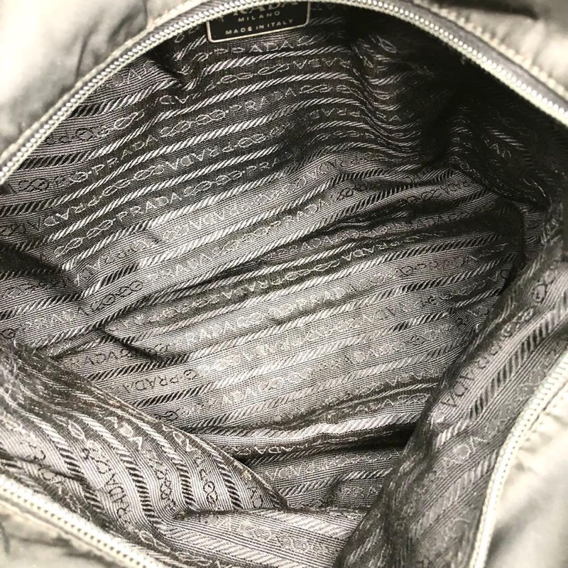 🌷Prada 單肩包銀色鏈條 ｜經典花紋✦fufu style 精品✦ 氣質款｜-21