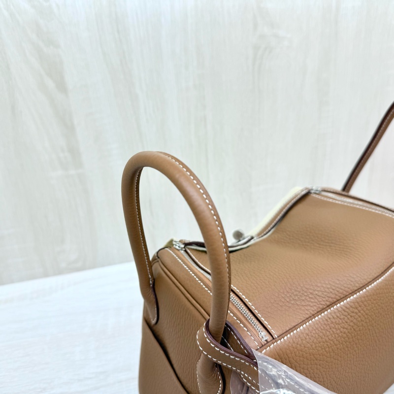 HERMES 37color棕T/C皮K刻銀釦LINDY26/H073428-20