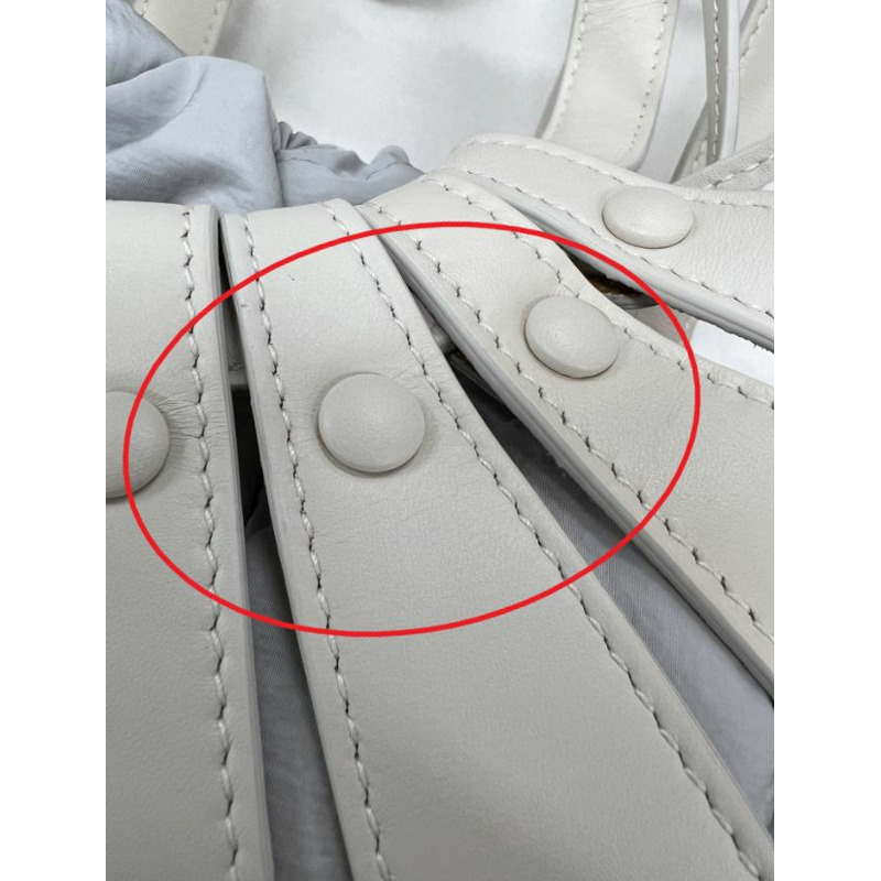 【包稅】BOTTEGA VENETA 翻新白色貝殼包 651819VMAUH9018-2