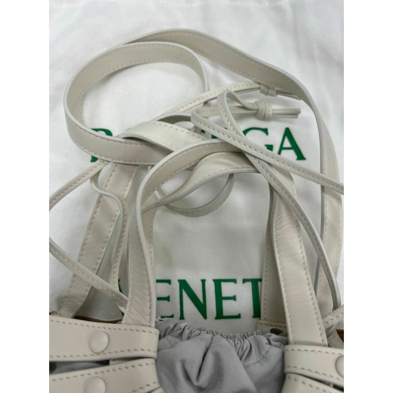 【包稅】BOTTEGA VENETA 翻新白色貝殼包 651819VMAUH9018-3