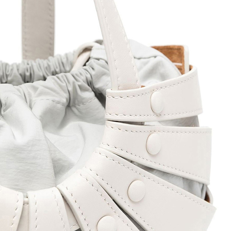 【包稅】BOTTEGA VENETA 翻新白色貝殼包 651819VMAUH9018-4