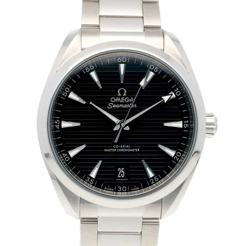 歐米茄海馬系列Aqua Terra腕錶，不鏽鋼材質，型號22010412101001，自動機械錶，翻新錶，編號89683XXX，男款，二手，防水150米-0
