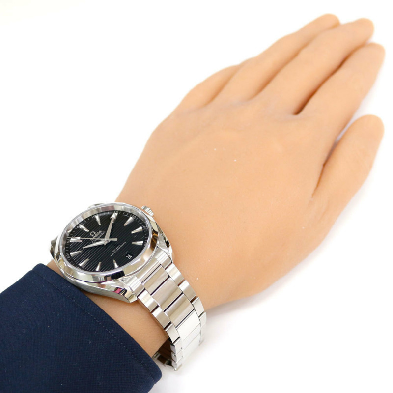 歐米茄海馬系列Aqua Terra腕錶，不鏽鋼材質，型號22010412101001，自動機械錶，翻新錶，編號89683XXX，男款，二手，防水150米-1