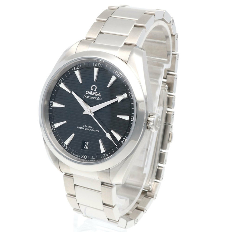 歐米茄海馬系列Aqua Terra腕錶，不鏽鋼材質，型號22010412101001，自動機械錶，翻新錶，編號89683XXX，男款，二手，防水150米-2