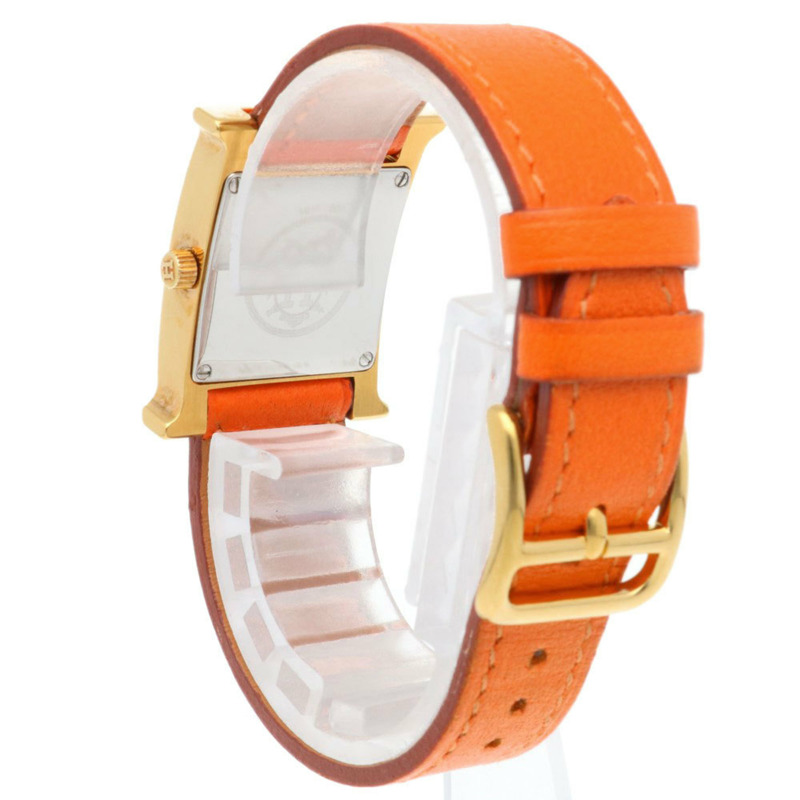 二手愛馬仕 H 手錶，不鏽鋼 HH1.210 石英機芯，女士款。-4