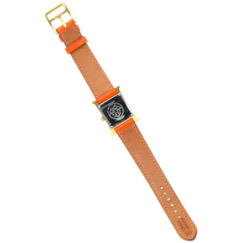 二手愛馬仕 H 手錶，不鏽鋼 HH1.210 石英機芯，女士款。-9