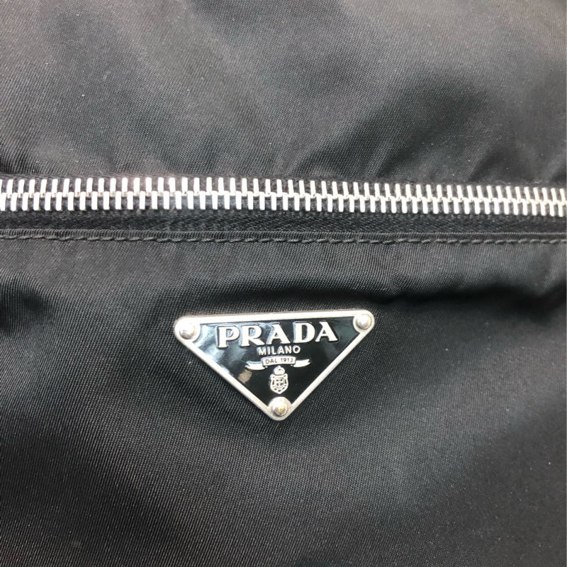 Prada 黑色降落傘料斜孭袋 相機袋 男/女 XC178-5