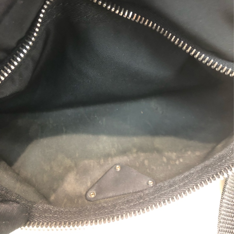 Prada 黑色降落傘料斜孭袋 相機袋 男/女 XC178-14