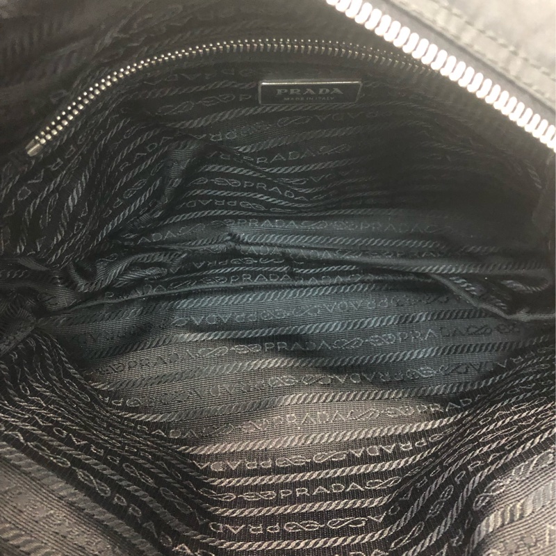 Prada 黑色降落傘料斜孭袋 相機袋 男/女 XC178-22