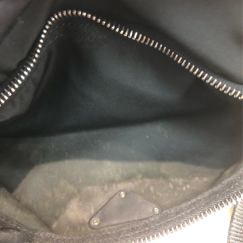 Prada 黑色降落傘料斜孭袋 相機袋 男/女 XC178-23