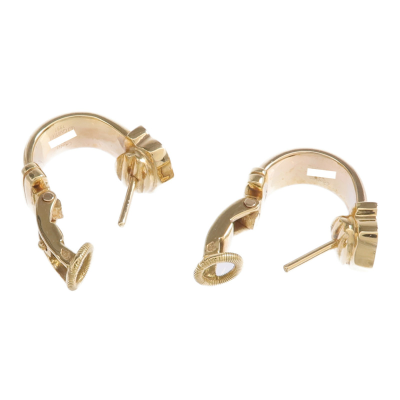 CARTIER 18K黃金/白金/玫瑰金C De Cartier Earrings鑽石耳環-3