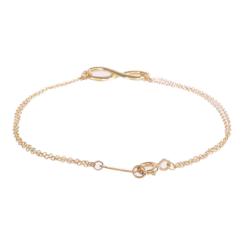 TIFFANY＆CO 18K黃金Infinity Bracelet手鏈-2