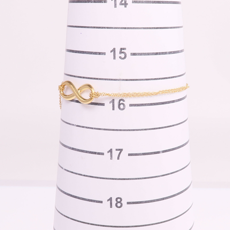 TIFFANY＆CO 18K黃金Infinity Bracelet手鏈-10