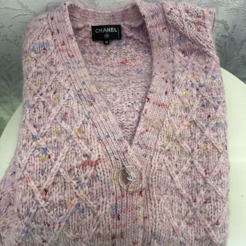 Chanel 羊毛針織外套 EU 34-7