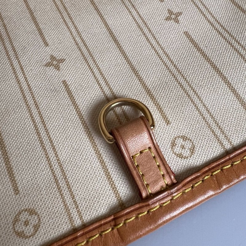 LV N41361 白棋盤 NEVERFULL MM 托特包-8