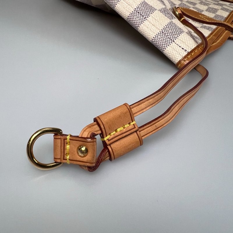 LV N41361 白棋盤 NEVERFULL MM 托特包-14