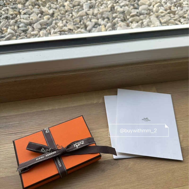 ⭐️賣場有滿額折扣⭐️愛馬仕 Calvi Duo 大象灰卡包 零錢包-9