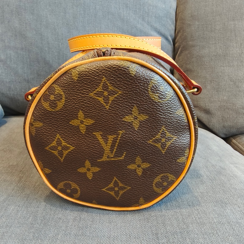 LOUIS VIUTTON 路易威登 Papillon 圓筒包 小號 老花色 塗層帆布 男女通用款 旅行包-2