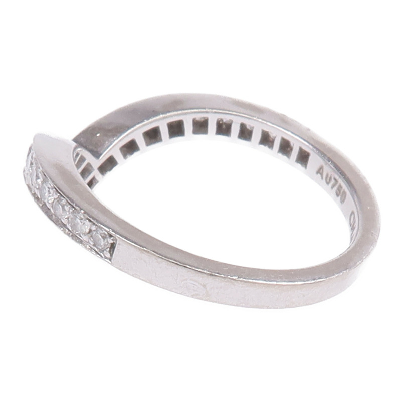 Chaumet 18K白金Josephine Aigrette鑽石戒指Chaumet#52/US#6-4