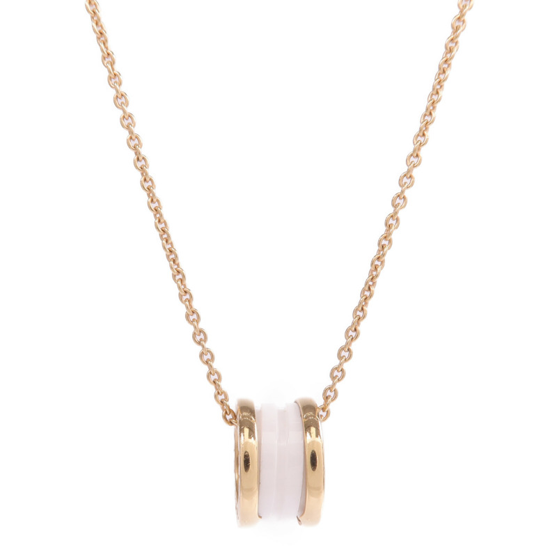 BVLGARI 18K玫瑰金/陶瓷B.Zero 1 Necklace項鍊-0