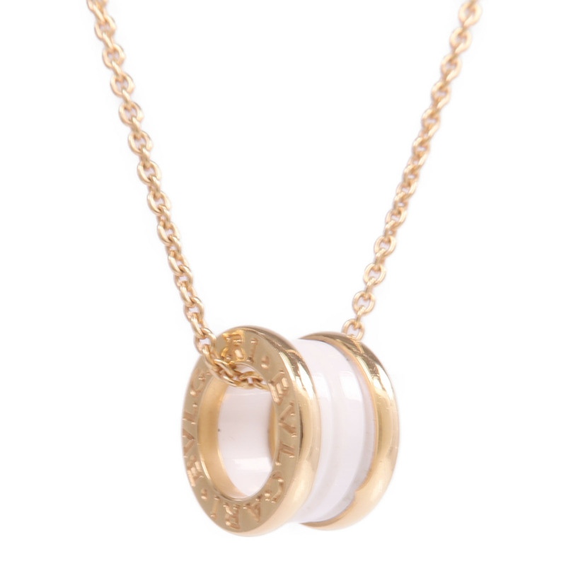 BVLGARI 18K玫瑰金/陶瓷B.Zero 1 Necklace項鍊-2