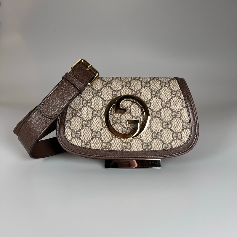 GUCCI 703807 老花Blondie金標腰包-0