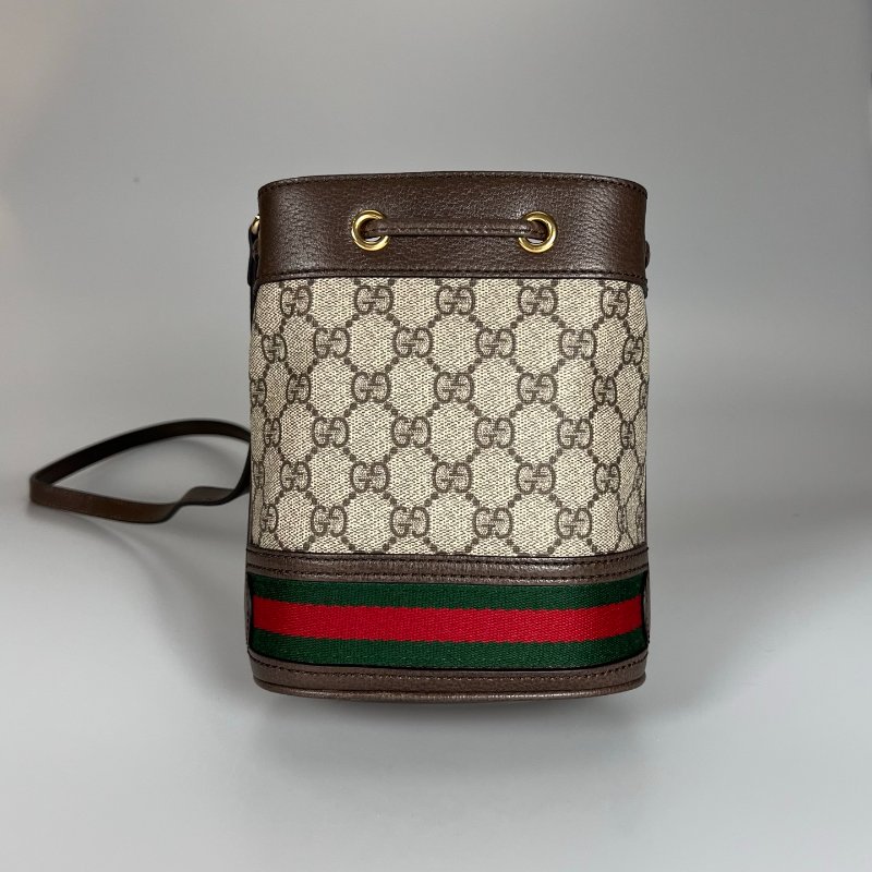 全新品 GUCCI 550620 老花小水桶包-1