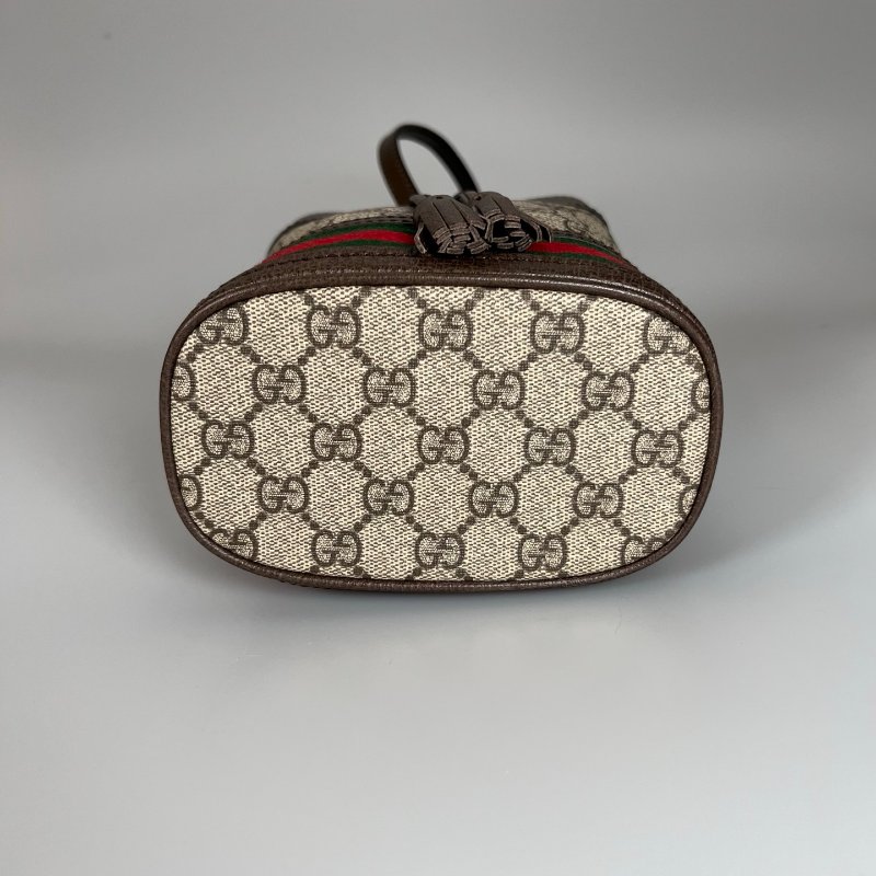 全新品 GUCCI 550620 老花小水桶包-4