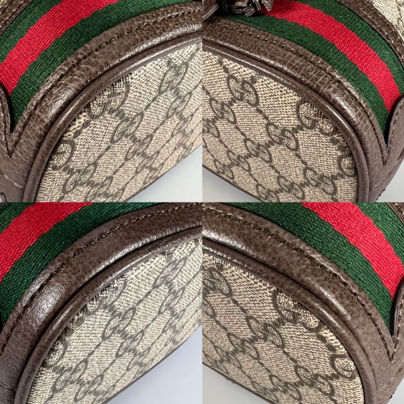 全新品 GUCCI 550620 老花小水桶包-10