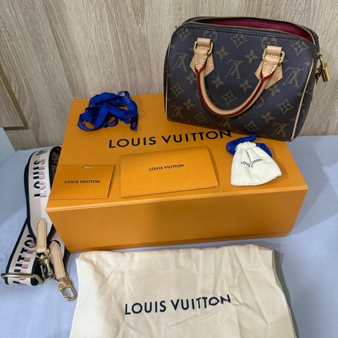 專櫃正品  LV 老花 speedy 20 Louis Vuitton 經典