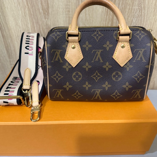 專櫃正品 LV 老花 speedy 20 Louis Vuitton 經典-5