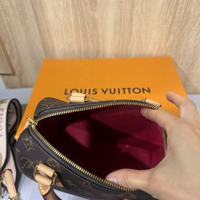 專櫃正品 LV 老花 speedy 20 Louis Vuitton 經典-9