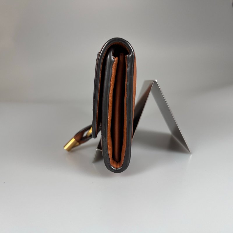 CHLOE 棕MARCIE 掀蓋長夾-2