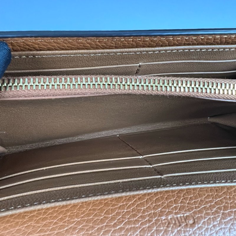 CHLOE 棕MARCIE 掀蓋長夾-6