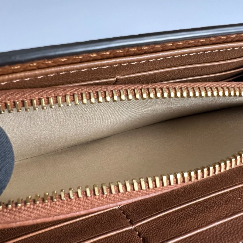 CHLOE 棕MARCIE 掀蓋長夾-8