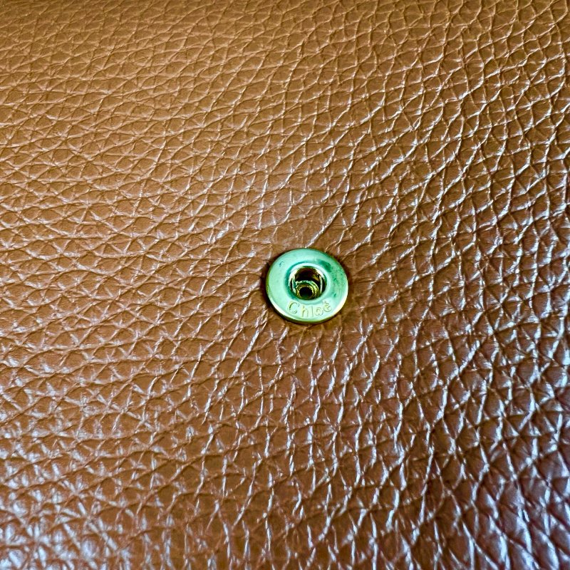 CHLOE 棕MARCIE 掀蓋長夾-14