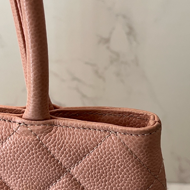 💗香緹國際精品💗 779 Chanel 粉色 希爾頓包-9