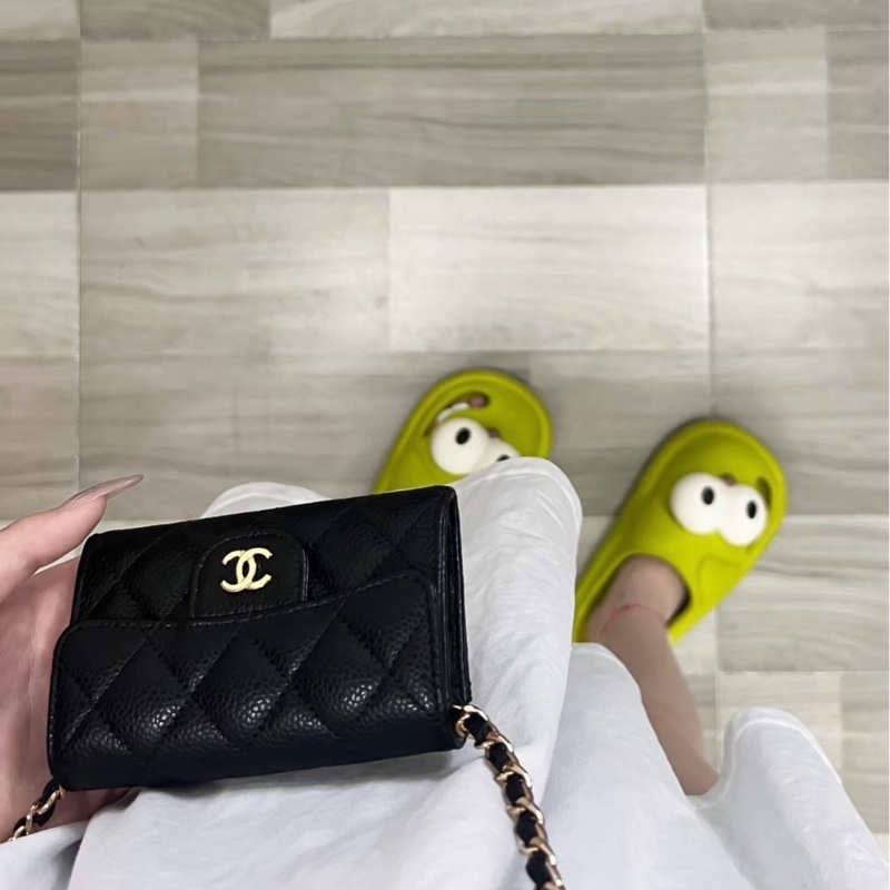 「M.Y精品」 Chanel 全新送禮🎁 小香 雙層卡包 短夾-1