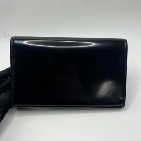 YSL SAINT LAURENT圣罗兰 CASSANDRE 银色五金配件可拆卸链条肩带 拉绒皮革 单肩斜挎包钱包-6