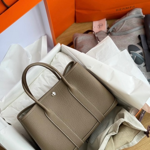 Hermes Garden Party 30 大象灰