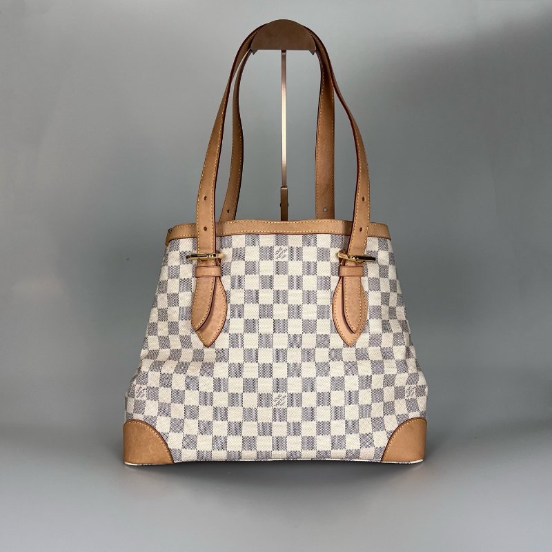 LV N51206 白棋盤HAMPSTEAD包-1