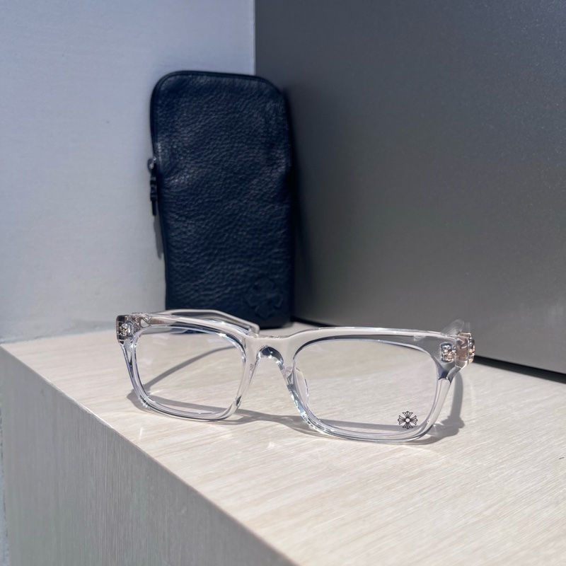 CHROME HEARTS 透明款 GITTIN-ANY-A-CRYS-18KGP-0